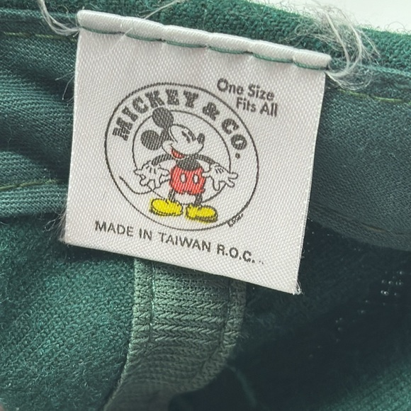 Mickey Mouse Vintage Green Yellow Blue Baseball Hat Adjustable HT5430F - Picture 5 of 5